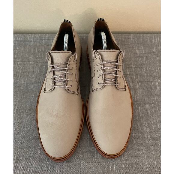 COLE HAAN Morris Plain Ox Mens Size 10.5 Amphora Taupe Nubuck Oxford Shoes main image 12